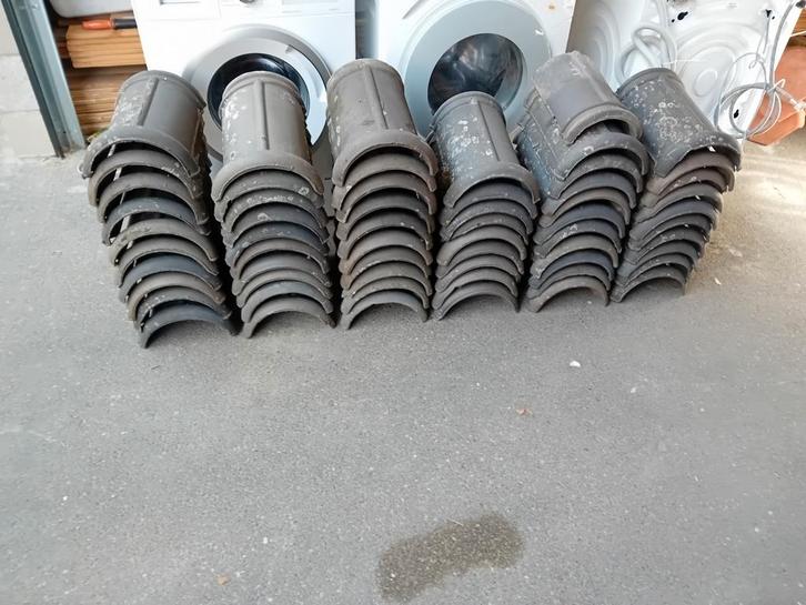 Alle soorten nokvorsten alle kleuren gebruikt /nieuw, Doe-het-zelf en Verbouw, Dakpannen en Dakbedekking, Blauw, Ophalen of Verzenden