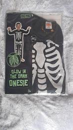 zgan. Skelet pak, maat 110-116, Glow in the dark, halloween, Ophalen of Verzenden, Zo goed als nieuw, 110 t/m 116, Jongen of Meisje