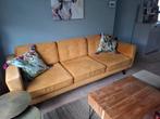 Mooie bank mosterd kleur, Huis en Inrichting, Ophalen, Gebruikt