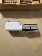 Vasco designventiel haaks wit / chroom nieuw in doos, Minder dan 30 cm, Radiator, Nieuw, Minder dan 60 cm
