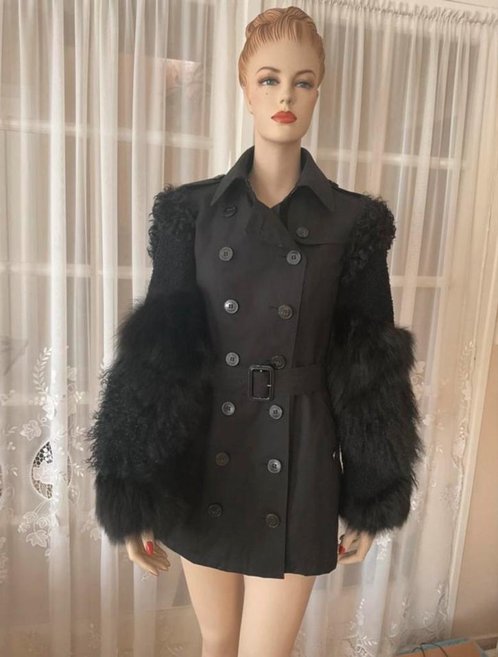 Elegante Burberry Trenchcoat, Kleding | Dames, Jassen | Winter, Zo goed als nieuw, Zwart, Ophalen