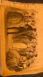 Antieke prent van een bruiloft (1840-1880), Kleding | Heren, Trouwkleding en Trouwaccessoires, Wit, Ivoor of Crème, Ophalen of Verzenden