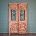 27148 Huisdeur Voordeur Deur Jugendstil 1900 Grenen, Gebruikt, Verzenden, 120 cm of meer, Buitendeur