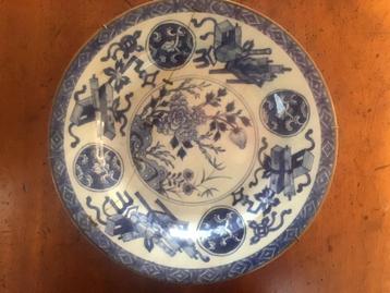 Antiek Chinees Bord, Qing Periode (1820-1880) beschikbaar voor biedingen