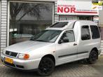 Volkswagen Caddy 1.6 Invalide wagen met oprijplaat, Auto's, Metallic lak, Origineel Nederlands, Te koop, Zilver of Grijs