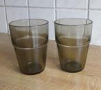 Arcoroc glazen rookglas vintage rookglazen melkbekers glas, Huis en Inrichting, Keuken | Servies, Glas of Glazen, Gebruikt, Ophalen of Verzenden