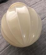 Vintage glazen bollamp, Ophalen of Verzenden, Zo goed als nieuw
