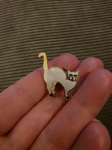 Vintage pin kat poes Nieuwstaat  beschikbaar voor biedingen