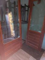 Eikenhouten buitendeuren, Ophalen, Gebruikt, Buitendeur, 200 tot 215 cm