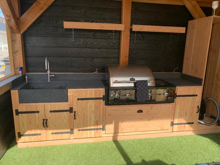 Buitenkeuken,Balie,Verkoopbalie,Badmeubel Composiet Akupanel, Tuin en Terras, Buitenkeukens, Nieuw, Gas, Inbouw, Vrijstaand, Ophalen