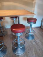 Barkrukken 4 st., Huis en Inrichting, Barkrukken, 2 krukken, Ophalen, Zo goed als nieuw, 60 tot 90 cm