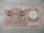 Mooi biljet 100 gulden Erasmus, 1953, Postzegels en Munten, Bankbiljetten | Nederland, Ophalen of Verzenden, 100 gulden