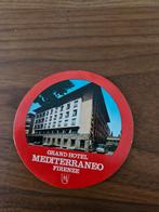 4829 Grand Hotel Mediterraneo Firenze Bier Sticker, Ophalen of Verzenden