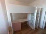 Stapelbed met kast en bureau - Ikea, Huis en Inrichting, Ophalen, Eenpersoons, Zo goed als nieuw, 200 cm