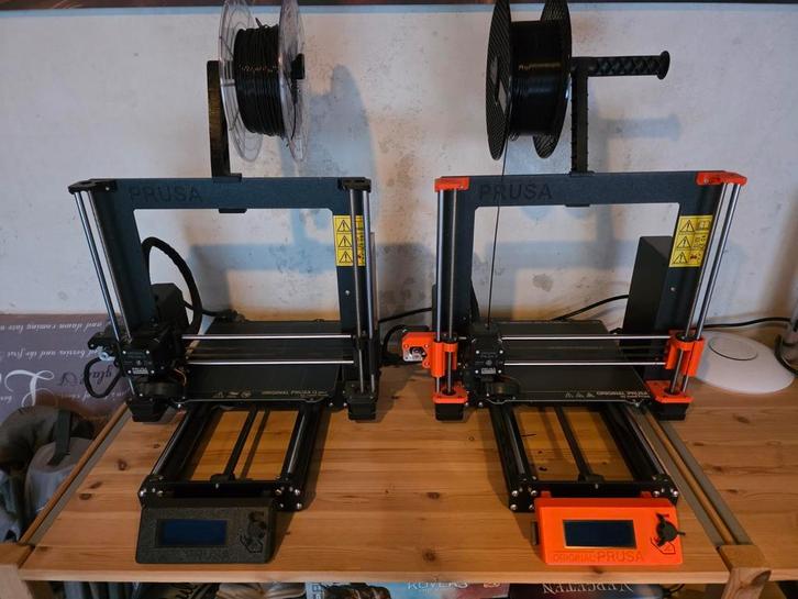 2 stuks Prusa MK3S+ 3D printers, Computers en Software, 3D Printers, Zo goed als nieuw, Ophalen