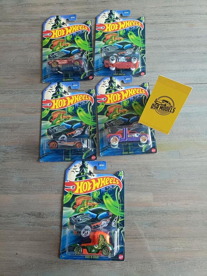 Hot Wheels Halloween Set 2025 - Nieuw in verpakking!, Hobby en Vrije tijd, Modelauto's | Overige schalen, Nieuw, Auto, Ophalen of Verzenden