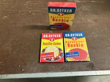 Dr Oetker bakpoeder vanillesuiker beschikbaar voor biedingen