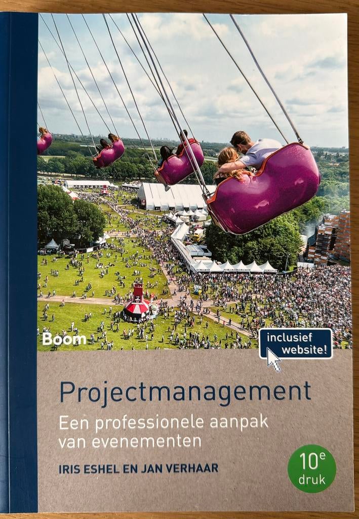 Projectmanagement een professionele aanpak van evenementen, Boeken, Jan Verhaar; Iris Eshel, Nieuw, Alpha, HBO