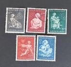 nvph 423 - 427 gestempeld Winterhulp 1944, Verzenden, Na 1940, Gestempeld