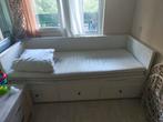 IKEA hemnes bedbank met gebruikssporen, Ophalen, Gebruikt, 90 cm, Wit
