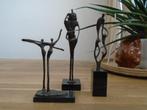 3 design bronzen beeldje, sculptuur Corry Ammerlaan Artihove, Antiek en Kunst, Kunst | Beelden en Houtsnijwerken, Ophalen of Verzenden