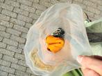 Retro oranje windscherm katoen, Caravans en Kamperen, Ophalen of Verzenden, Gebruikt