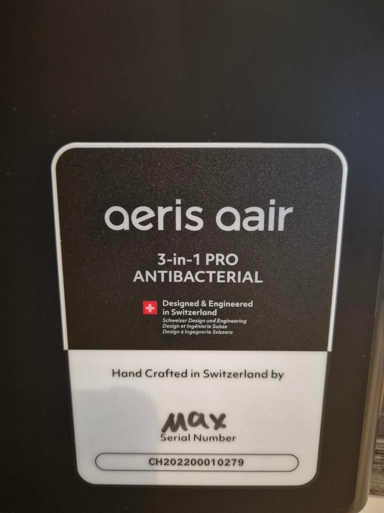 Aeris Aair 3-in-1 Pro Luchtreiniger, Ophalen, Zo goed als nieuw, Luchtreiniger