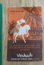 Vintage suikerzakje VERKADE fabrieken paard molen Zaandam, Verpakking, Gebruikt, Ophalen of Verzenden