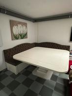 Eettafel wit vierkant, Huis en Inrichting, Tafels | Eettafels, Ophalen, Zo goed als nieuw, Rechthoekig, 150 tot 200 cm