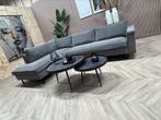 ZGAN Woood Ribstof Hoekbank - Grijs - 280 x 195