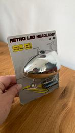 Retro Led verlichting - koplamp, Fietsen en Brommers, Fietsaccessoires | Fietsverlichting, Ophalen of Verzenden, Nieuw, Batterij