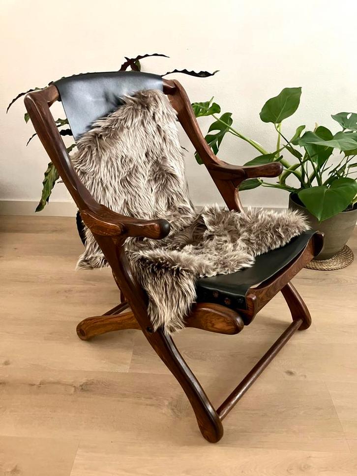 Folding Chair door Don Shoemaker, Brutalist , Mexico 60s, Antiek en Kunst, Antiek | Meubels | Stoelen en Banken, Ophalen