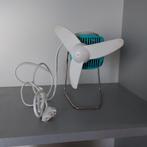 Vintage Tafelventilator - Blauw, Ophalen of Verzenden
