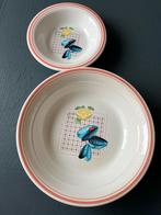 Mooie Mossel Borden Set (6) + Schaal, Ophalen, Zo goed als nieuw, Bord(en), Overige stijlen