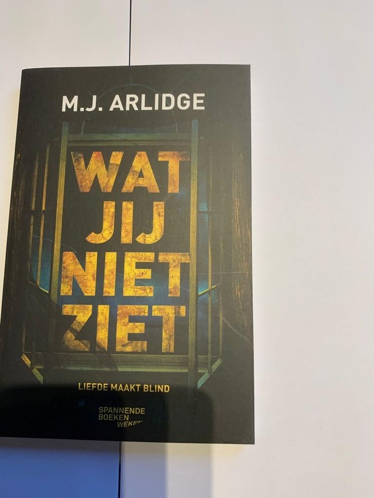 M.J. Arlidge - Wat jij niet ziet, Ophalen of Verzenden, Nieuw