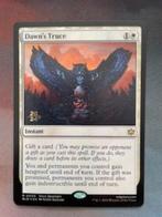Dawn Truce (release foil promo) [MTG], Ophalen of Verzenden, Gebruikt, Losse kaart, Foil