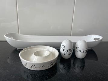 RIVIERA MAISON broodschaal, olijvenschaalt, peper & zout set beschikbaar voor biedingen