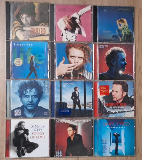 Simply Red  Mick Hucknall Verzameling van 12 cd's, Cd's en Dvd's, Cd's | Pop, Gebruikt, 1980 tot 2000, Ophalen of Verzenden