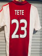 Ajax Matchworn gesigneerd Tete, Sport en Fitness, Voetbal, Maat XL, Ophalen of Verzenden, Zo goed als nieuw, Shirt