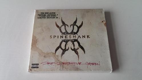 Spineshank - Self Destructieve Pattern - Limited Edition, Cd's en Dvd's, Cd's | Hardrock en Metal, Zo goed als nieuw, Verzenden