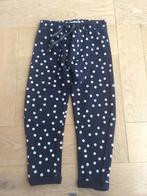 Lekker soepele blauwe broek witte balletjes maat 98/104 ZGAN, Kinderen en Baby's, Kinderkleding | Maat 98, Broek, Meisje, Zo goed als nieuw
