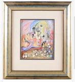 T.H. Ferkranus "Playtime" Aquarel Schilderij, Ophalen