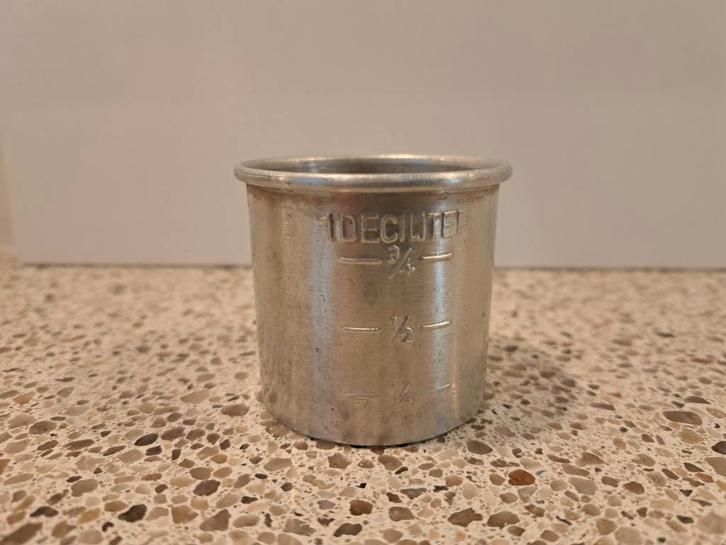 Vintage Zweedse Deciliter Maatbeker - Zonder Handvat, Antiek en Kunst, Antiek | Keukenbenodigdheden, Ophalen of Verzenden