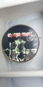 Iron maiden Button Badge Pin Memorabilia Concert, Ophalen of Verzenden, Zo goed als nieuw, Overige typen