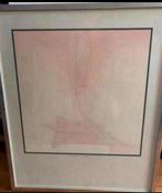 Schilderij Heel Licht Roze in Lijst. genummerd / gesigneerd, Ophalen of Verzenden