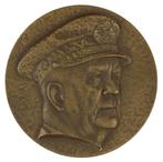 PENNING 1962 Joop Hekman : Luitenant Admiraal Helfrich, Postzegels en Munten, Penningen en Medailles, Verzenden, Brons, Nederland