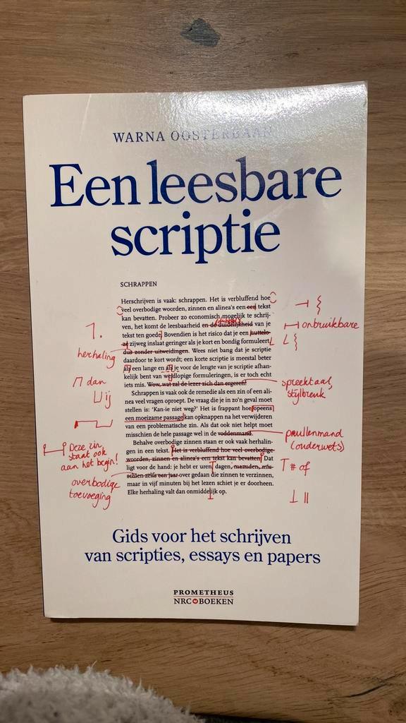 Een leesbare scriptie, Boeken, Studieboeken en Cursussen, Zo goed als nieuw, HBO, Alpha, Ophalen of Verzenden