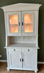 Buffetkast/Vitrinekast klassiek-retro-antiek, Ophalen, Gebruikt, 200 cm of meer, Brocante