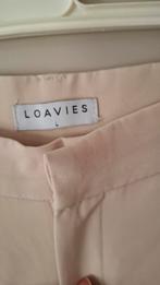 Loavies pantalon maat L, Beige, Lang, Ophalen, Maat 38/40 (M)
