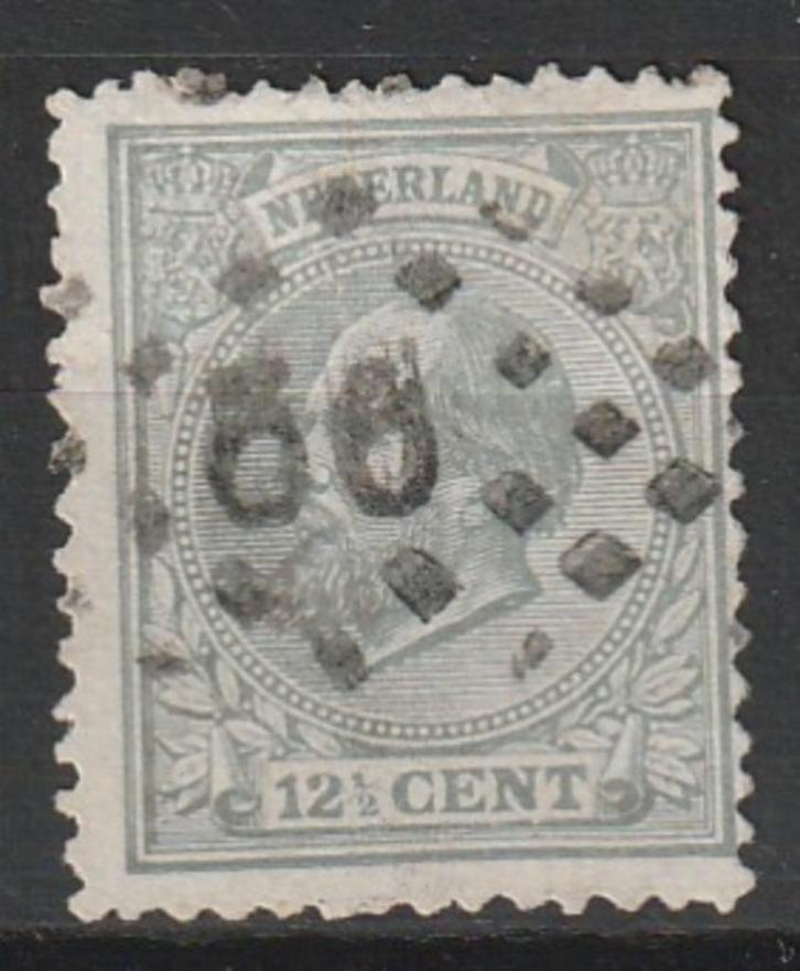 Puntstempel 99 op NVPH 22, Postzegels en Munten, Postzegels | Nederland, Gestempeld, T/m 1940, Verzenden